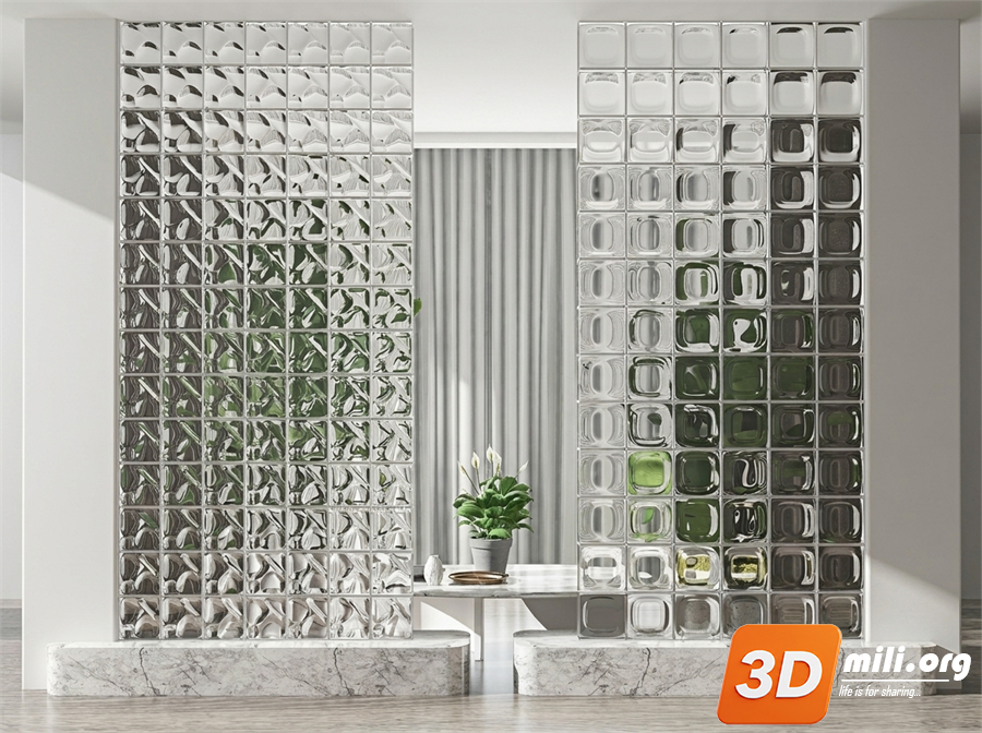 Folding screen Skp Files 
